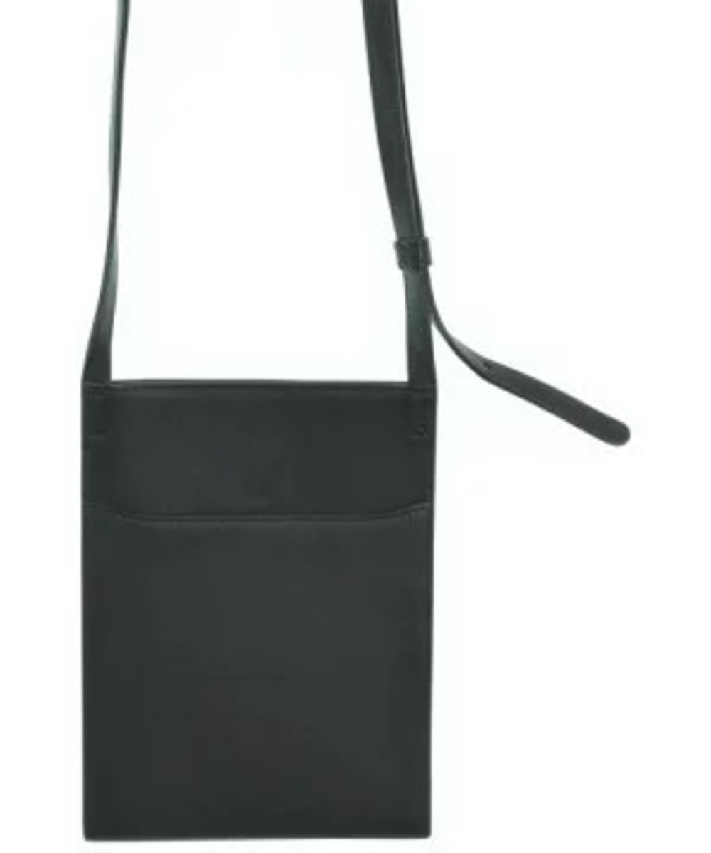 Celine Shoulder Flat Bag Black Vertical Black